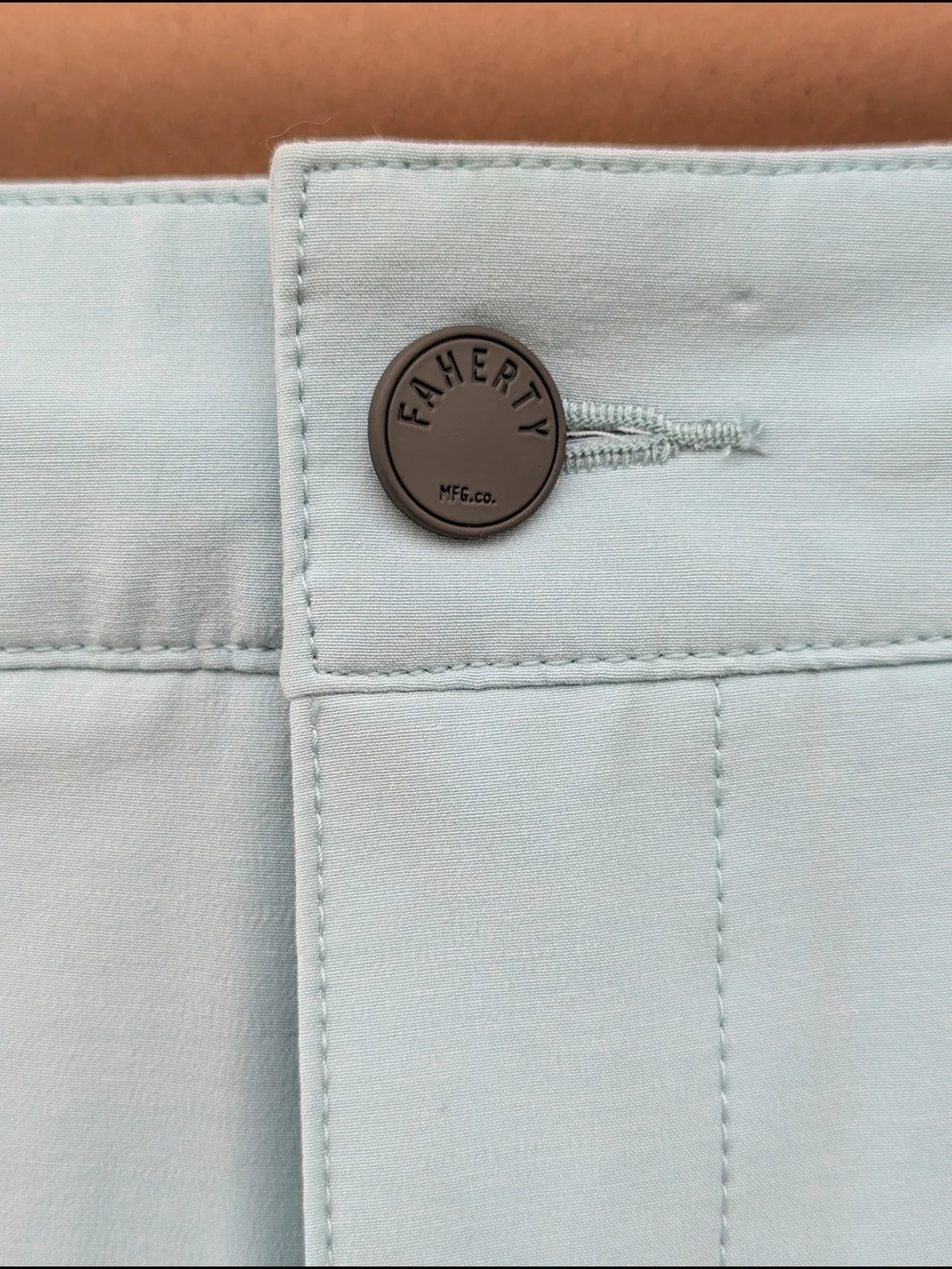 Faherty All Day Shorts 29 Seafoam Blue Green 9